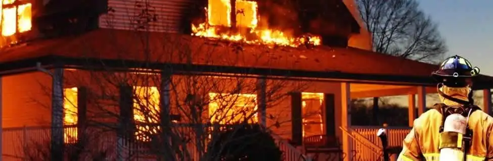 fire damage repair emergency response at a residential property affected by an active house fire in Charleston, SC